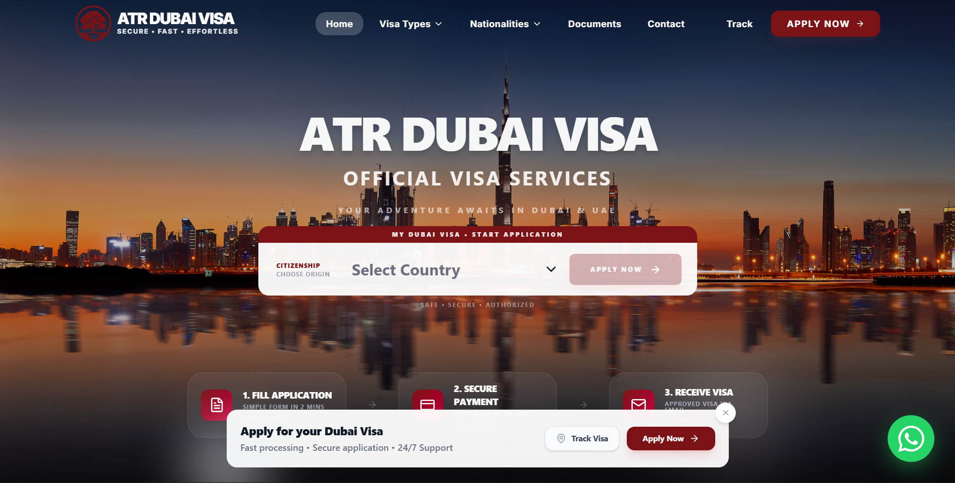 ATR Dubai Visa